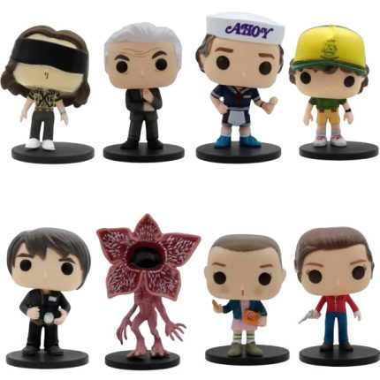 Набір колекційних фігурок «Дивні дива» (Stranger Things) у стилі Funko POP, 8 шт.